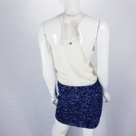 Parker Cluster Tank Dress Sequined Sequined Small - Picture 3 of 7